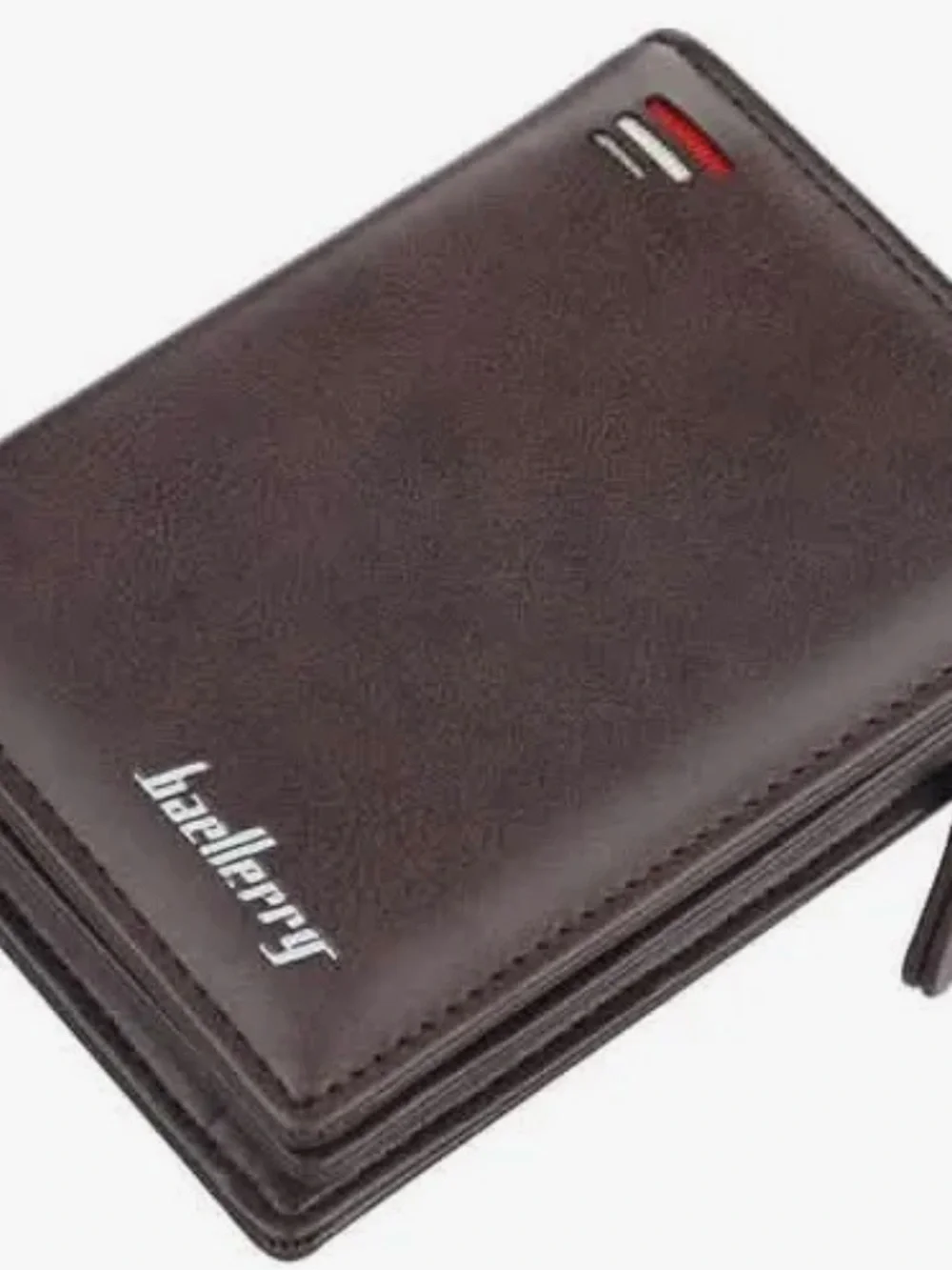BAELLERRY  Men's  Zipper  Short Fashion Wallet  Coffee Color  NWT